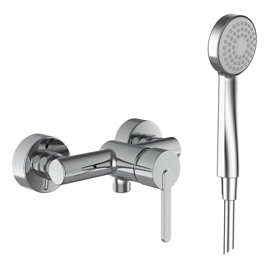 LAUFEN H3310810041311 - Conjunto de duche com misturador LUA, cromado brilhante