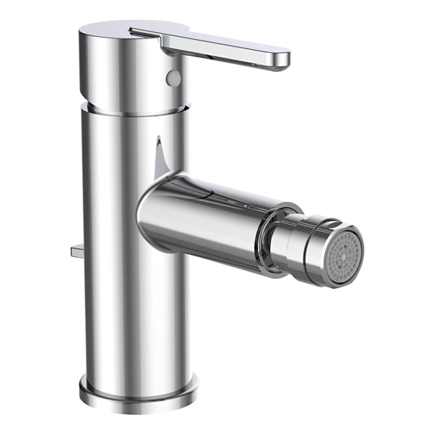 LAUFEN H3410810041141 - Torneira de bidé + resíduos com descarga LUA cromado brilhante