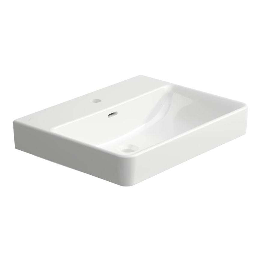 LAUFEN H8109630001091 - Lavatório de bancada/suspenso na parede PRO 60x46,5 cm cerâmica/branco