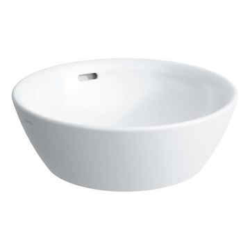 LAUFEN H8129620001091 - Lavatório de bancada PRO diâmetro 42 cm cerâmica/branco