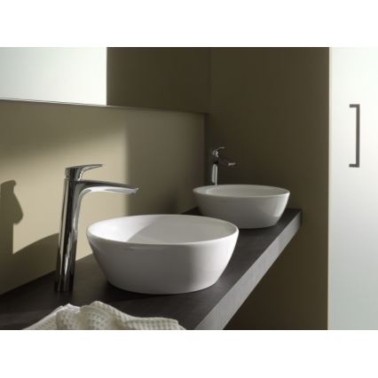 LAUFEN H8129620001091 - Lavatório de bancada PRO diâmetro 42 cm cerâmica/branco