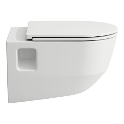 LAUFEN H8669540000001 - Sanita suspensa PRO cerâmica/branca + assento sanitário SoftClose PRO duroplástico/branco