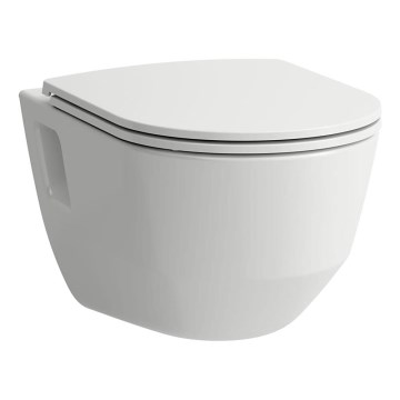 LAUFEN H8669540000001 - Sanita suspensa PRO cerâmica/branca + assento sanitário SoftClose PRO duroplástico/branco