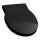 LAUFEN H8942820200001 - Tampa para urinol SoftClose VAL em duroplástico, preto brilhante