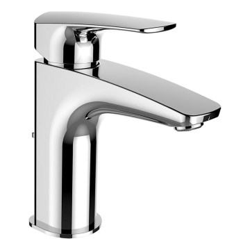 LAUFEN HF500701100000 - Torneira do lavatório + resíduos com descarga LAURIN 16,2 cm cromado brilhante