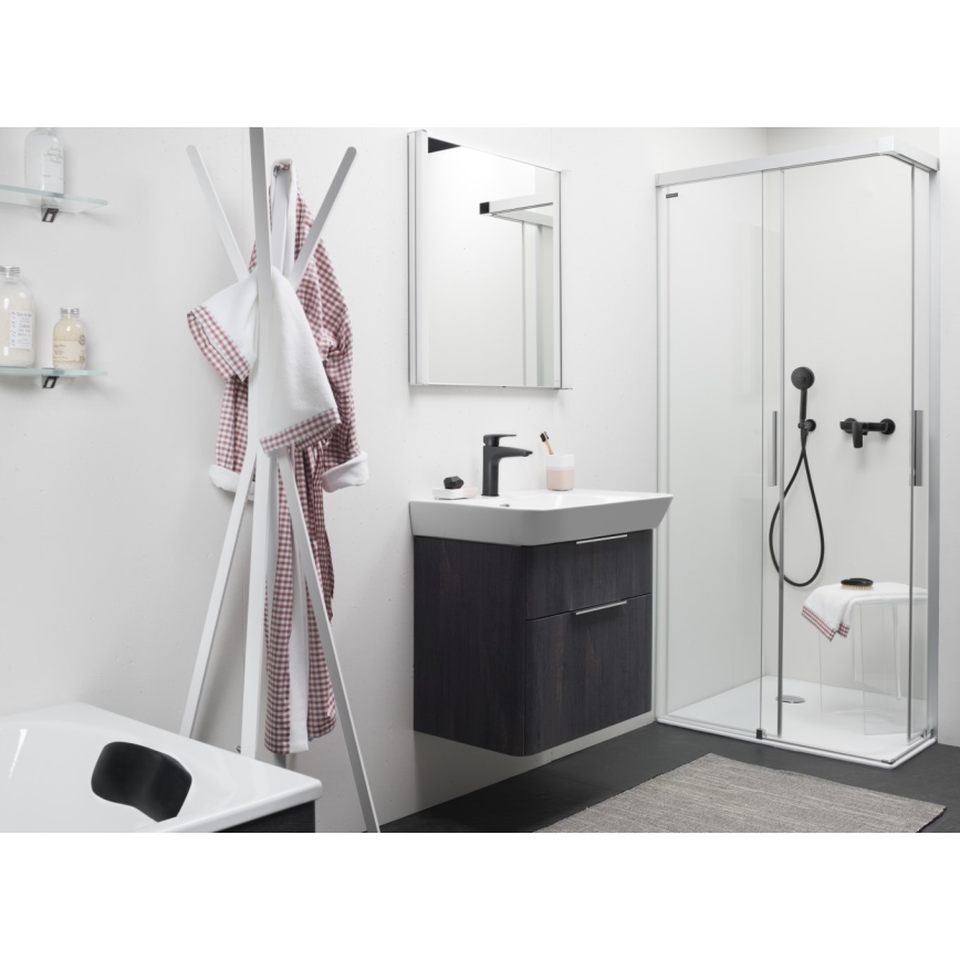 LAUFEN HF500702428000 - Torneira do lavatório LAURIN 16,2 cm titã mate preto