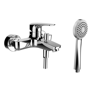LAUFEN HF500760100600 - Conjunto para banheira LAURIN com misturador, cromado brilhante