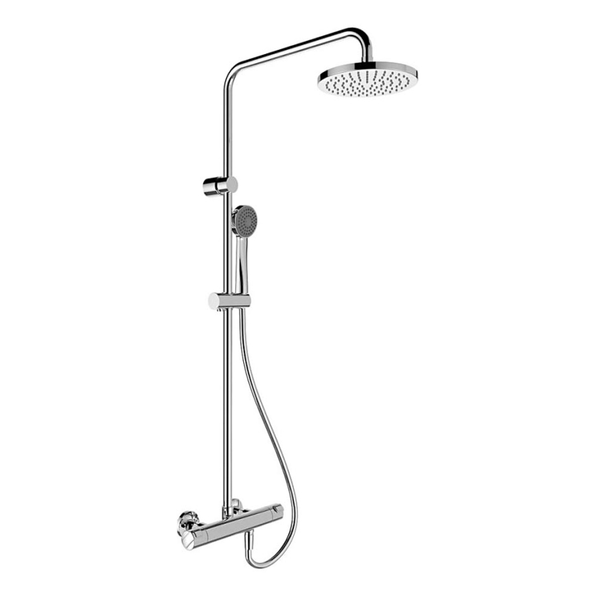 LAUFEN HF500957100600 - Conjunto de duche com torneira termostática CITYPRO cromado brilhante