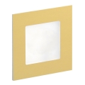 LDST AN-01-SZ-BC9 - Luminária LED para escadas ANGEL 9xLED/1,2W/230V dourado 3500K