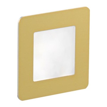 LDST DI-01-SZ-BC9 - Luz de escadas LED DIANA 9xLED/1,2W/230V dourado 3500K