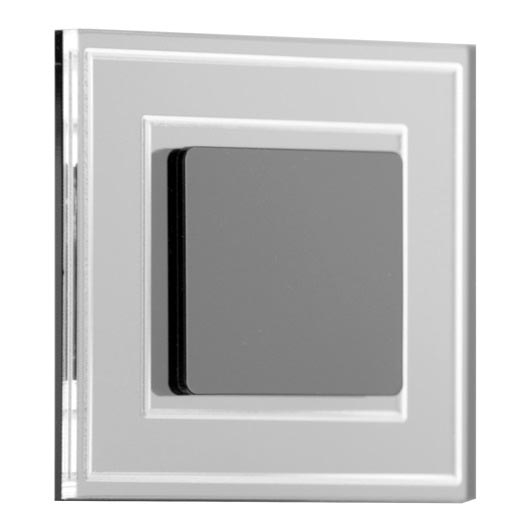 LDST KE-01-CB-BC8- Luz de escadas LED KELLY 8xLED/1,2W/230V preto antigo 3500K