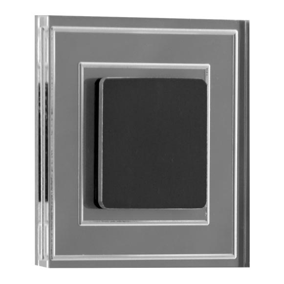 LDST KE-01-SC-BZ8 - Luz de escadas LED KELLY 8xLED/1,2W/230V mate preto antigo 6500K