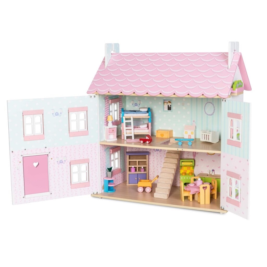 Le Toy Van - Conjunto completo de mobília de casa de bonecas Starter