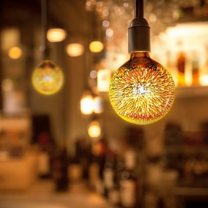 LED 3D Lâmpada decorativa E27/4W/230V - Aigostar