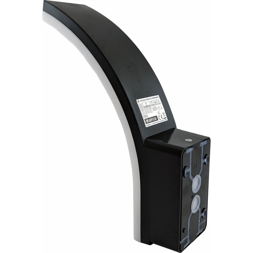 LED Aplica exterior dimmerabilă cu senzor de mișcare și senzor de crepuscul LED/12/15/20W/230V IP65 neagră