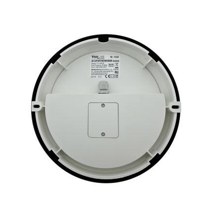 Luminária de parede exterior LED regulável com sensor de movimento LED/15/18/20W/230V 3000K/4000K/6500K IP65 preta/branca