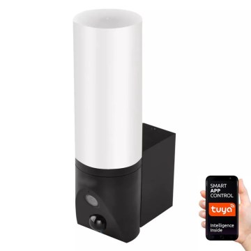 LED Câmara exterior inteligente com uma iluminação GoSmart LED/12W/230V 3200K IP65 Wi-Fi Tuya preto