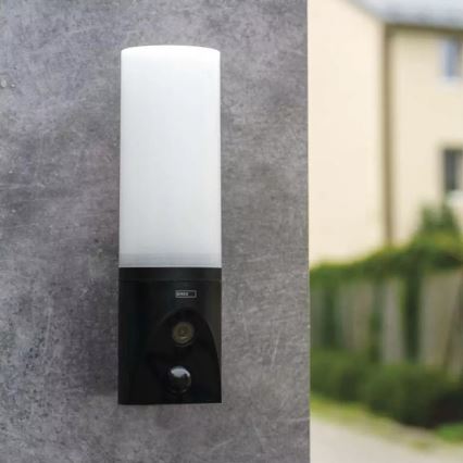 LED Câmara exterior inteligente com uma iluminação GoSmart LED/12W/230V 3200K IP65 Wi-Fi Tuya preto