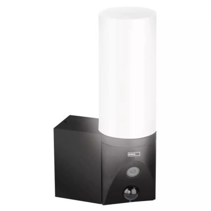 LED Câmara exterior inteligente com uma iluminação GoSmart LED/12W/230V 3200K IP65 Wi-Fi Tuya preto