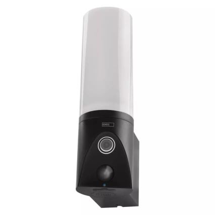 LED Câmara exterior inteligente com uma iluminação GoSmart LED/12W/230V 3200K IP65 Wi-Fi Tuya preto