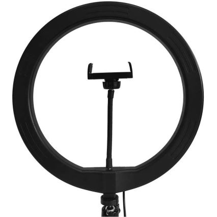 LED CAndeeiro com regulação, tripé e suporte para vlogging LED/10W/5V 3200-5500K