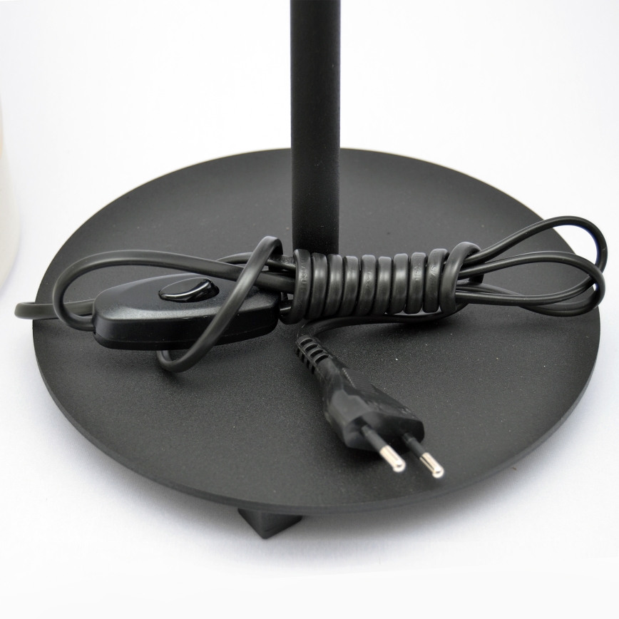 LED Candeeiro de mesa HELEN 1xE27/15W/230V creme/preto/dourado