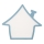 LED Candeeiro de Mesa Infantil HOUSE LED/10W/230V azul