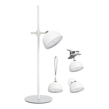 LED Candeeiro de mesa recarregável com regulação 4em1 LED/3,5W/5V 3000/4000/6500K IP54 1800 mAh branco