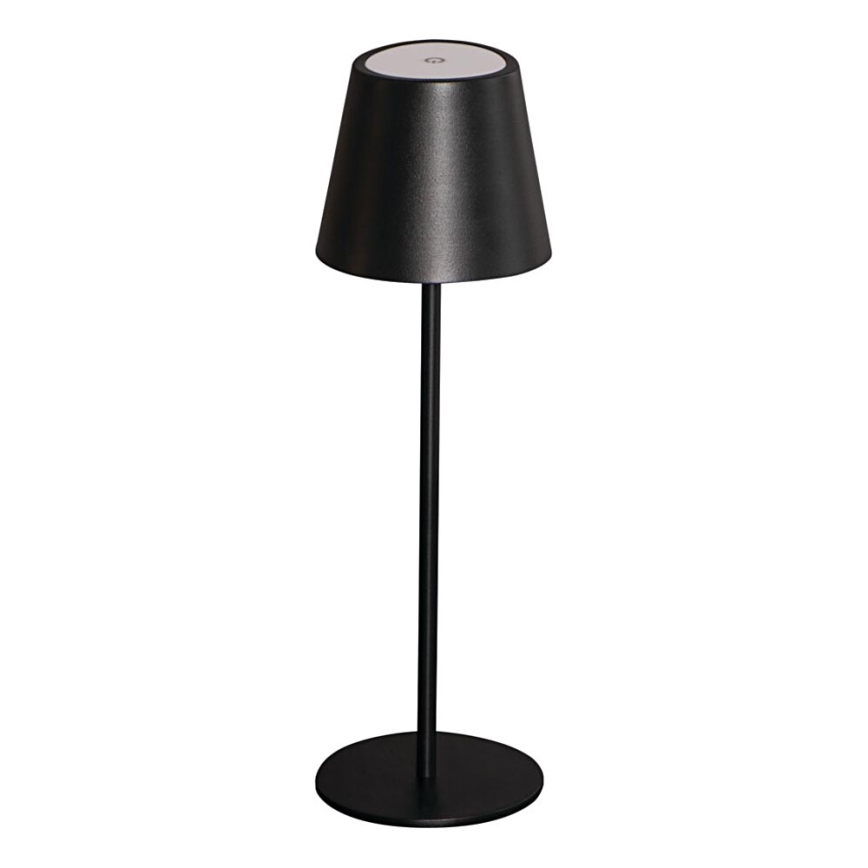 LED Candeeiro de mesa recarregável com regulação INITA LED/1,2W/1800 mAh IP54 preto