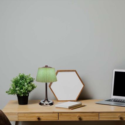 LED Candeeiro de mesa tácil recarregável com regulação LED/1,5W/5V 3000/4000/6000K 1800 mAh verde