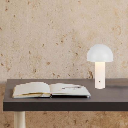 LED Candeeiro de mesa tácil recarregável com regulação LED/1W/5V 3000-6000K 1800 mAh branco