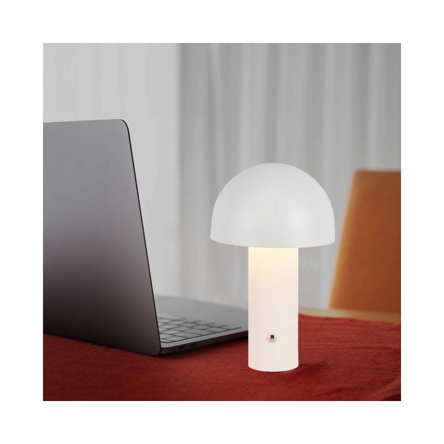 LED Candeeiro de mesa tácil recarregável com regulação LED/1W/5V 3000-6000K 1800 mAh branco