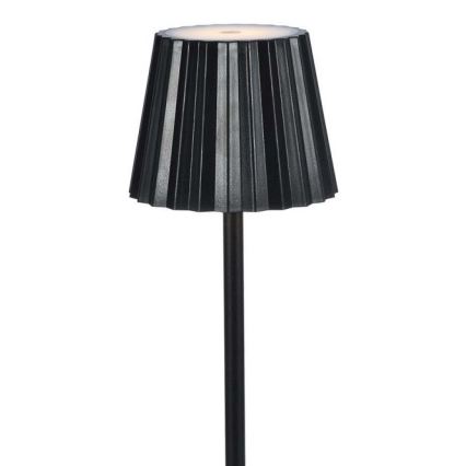LED Candeeiro de mesa tácil recarregável com regulação LED/4W/5V 3000-6000K 1800 mAh preto
