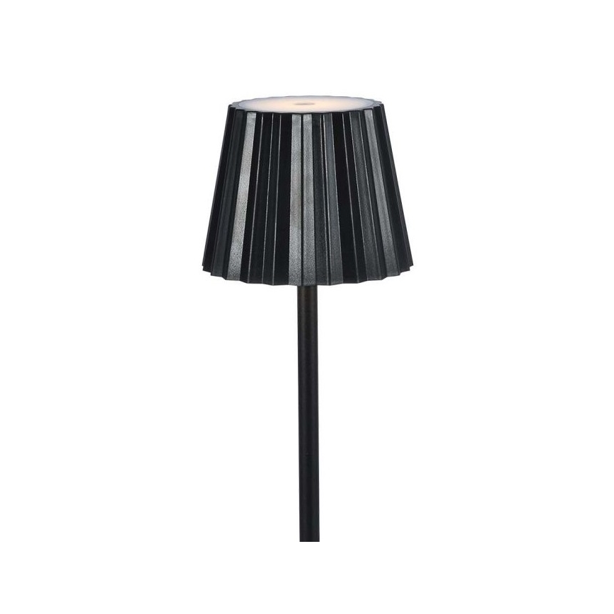LED Candeeiro de mesa tácil recarregável com regulação LED/4W/5V 3000-6000K 1800 mAh preto