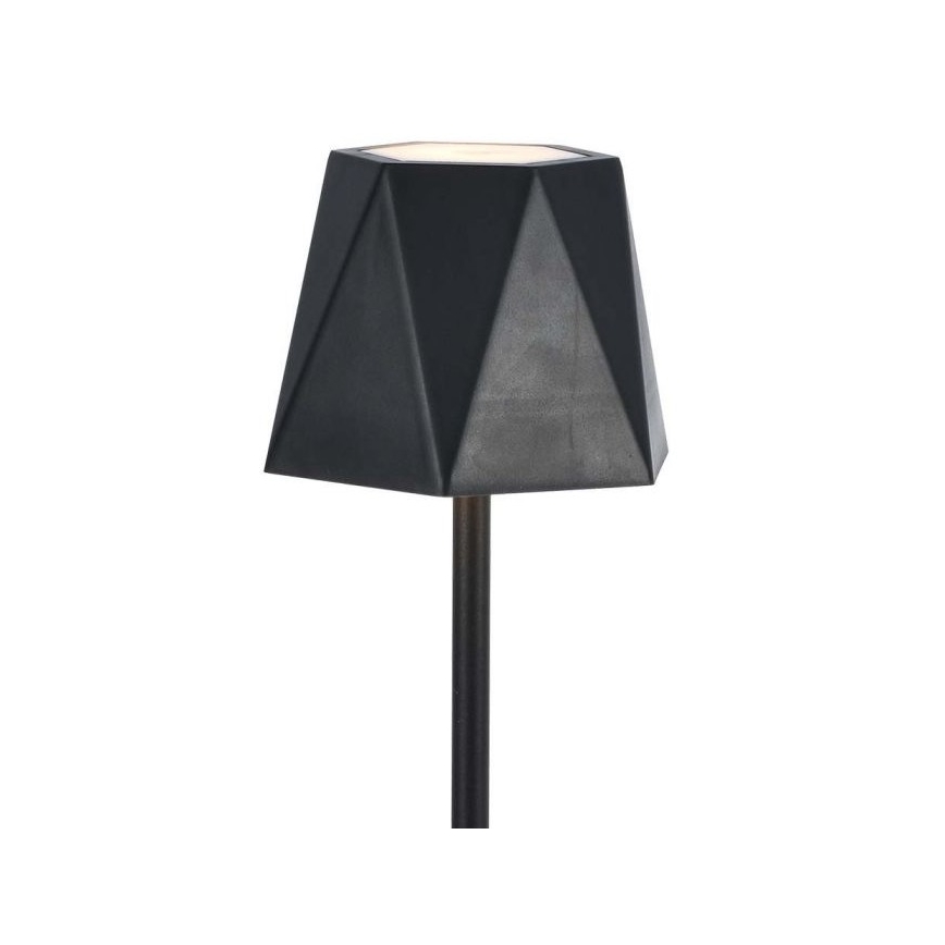 LED Candeeiro de mesa tácil recarregável com regulação LED/4W/5V 3000-6000K 1800 mAh preto