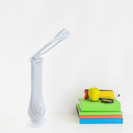 LED Candeeiro de mesa recarregável com regulação LILLY LED/4W/5V 1200 mAh branco