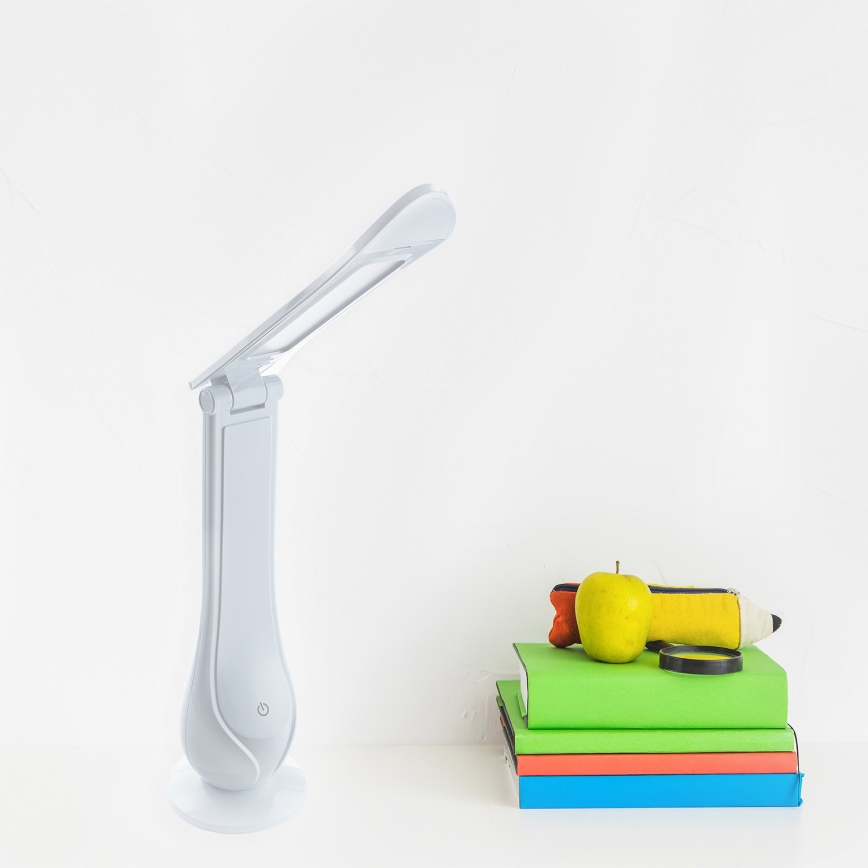 LED Candeeiro de mesa recarregável com regulação LILLY LED/4W/5V 1200 mAh branco