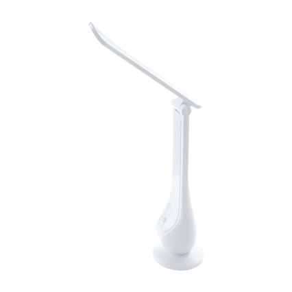 LED Candeeiro de mesa recarregável com regulação LILLY LED/4W/5V 1200 mAh branco
