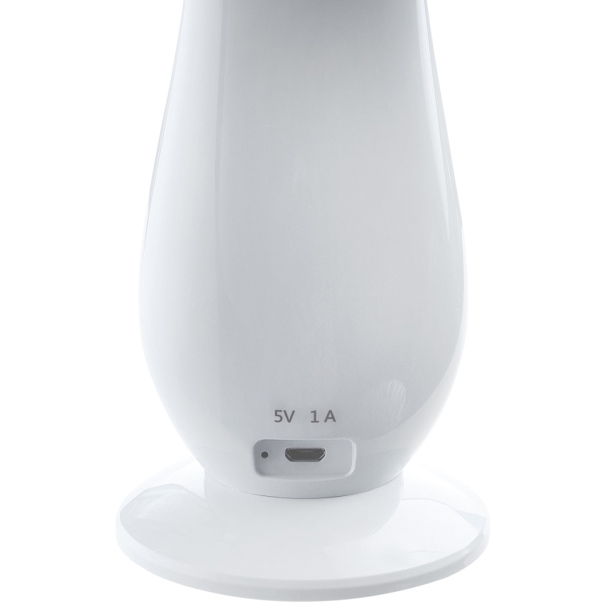 LED Candeeiro de mesa recarregável com regulação LILLY LED/4W/5V 1200 mAh branco