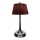 LED Candeeiro de mesa tácil recarregável com regulação LED/1,5W/5V 3000/4000/6000K 1800 mAh castanho