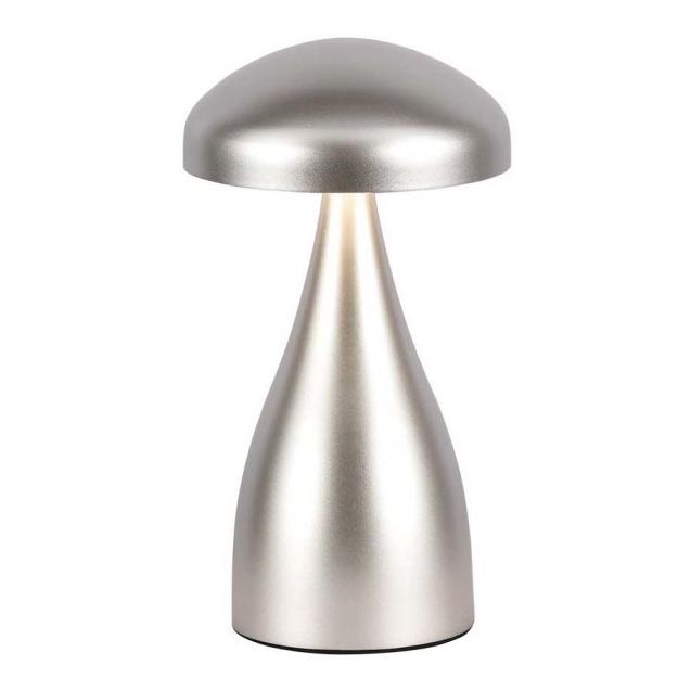 LED Candeeiro de mesa tácil recarregável com regulação LED/1W/5V 3000-6000K 1800 mAh prateado