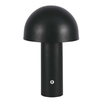 LED Candeeiro de mesa tácil recarregável com regulação LED/1W/5V 3000-6000K 1800 mAh preto