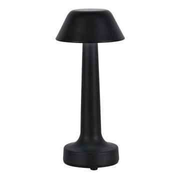LED Candeeiro de mesa tácil recarregável com regulação LED/1W/5V 3000-6000K 1800 mAh preto