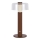 LED Candeeiro de mesa tácil recarregável com regulação LED/1W/5V 3000K 1800 mAh castanho
