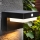 LED Candeeiro de parede solar com sensor de movimento e anoitecer PALERMO LED/5W/2000 mAh IP54 preto