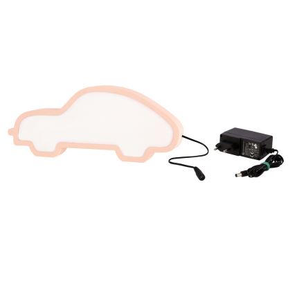 LED Candeeiro de secretária infantil CAR LED/11W/230V rosa