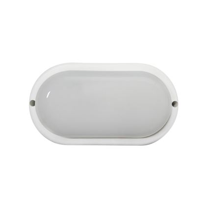 LED Candeeiro de tecto para exterior LED/8W/230V 4200K Ø 14 cm IP64 branco