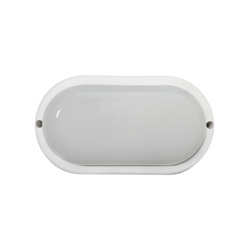 LED Candeeiro de tecto para exterior LED/8W/230V 4200K Ø 14 cm IP64 branco