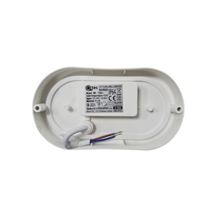 LED Candeeiro de tecto para exterior LED/8W/230V 4200K Ø 14 cm IP64 branco