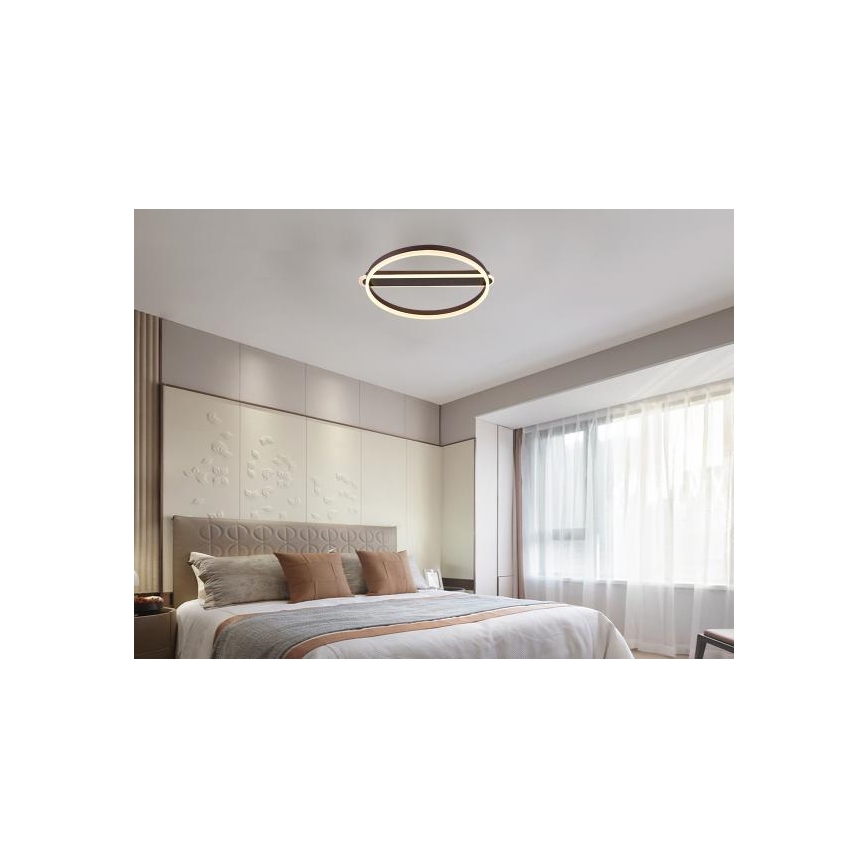 LED Candeeiro de tecto regulável LED/60W/230V 3000-6500K + controlo remoto